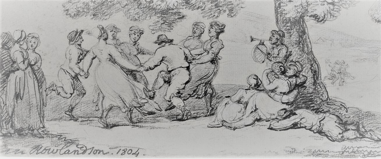 Hayes : Merrily play on the tabor and pipe : illustration